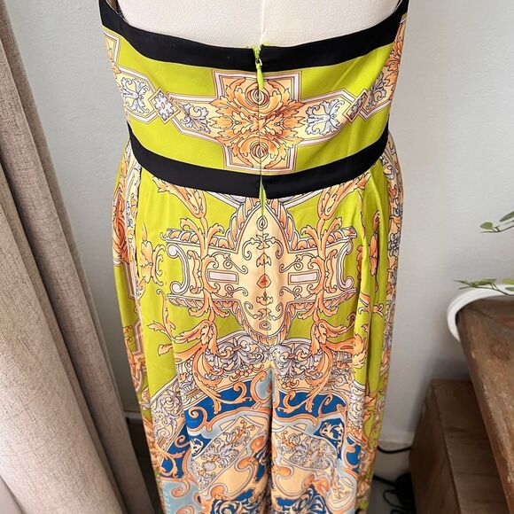GUESS Baroque Print Halter Maxi Dress – Size Small - Picture 6 of 8